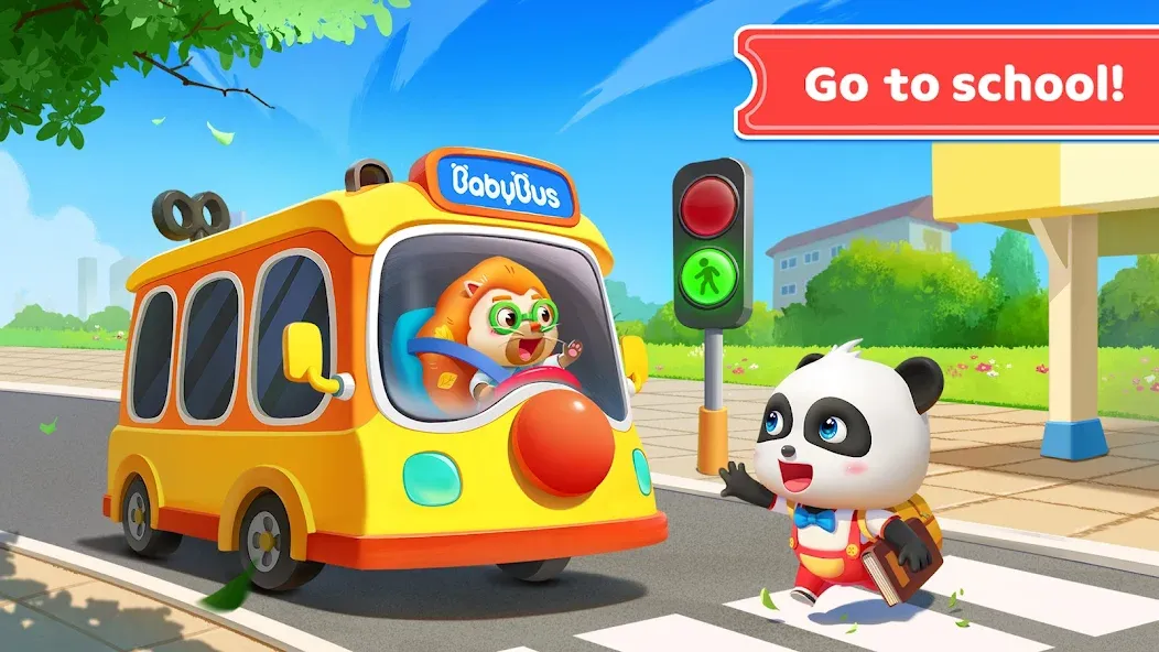 Baby Panda's School Bus — взломанная версия, Безлимитные деньги и открыты все уровни — скриншот 4