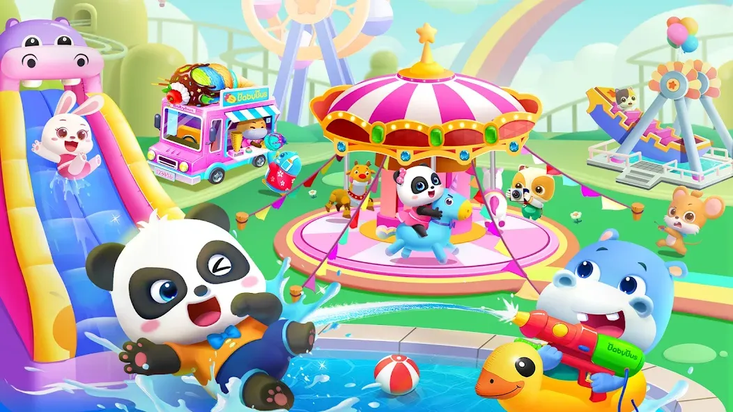 Baby Panda World: Kids Games — последняя версия с модом (Открыты все игры и уровни) — скриншот 2