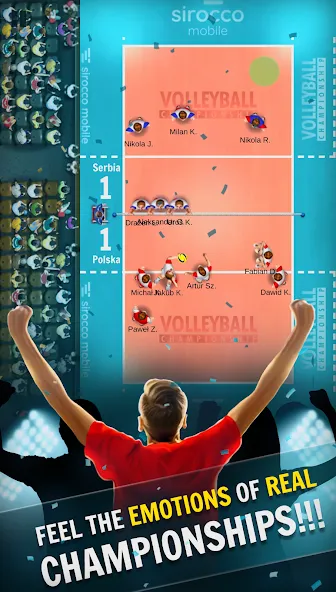 Volleyball Championship MOD APK скачать на Андроид — Безлимитные монеты и энергия — скриншот 1