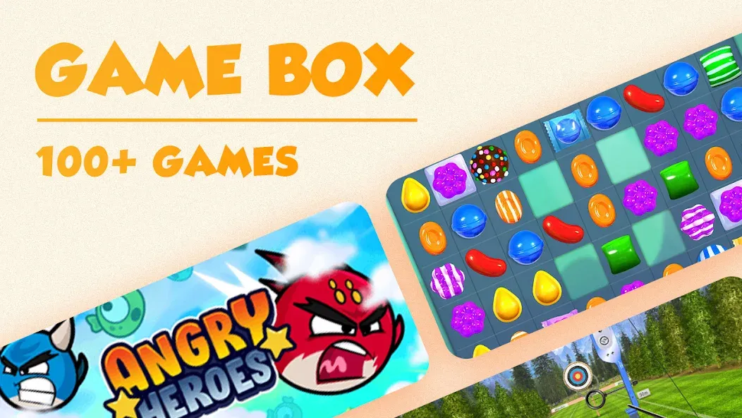 Game Box - 100+ Games — последняя версия с модом (Более 100 игр без ограничений) — скриншот 1
