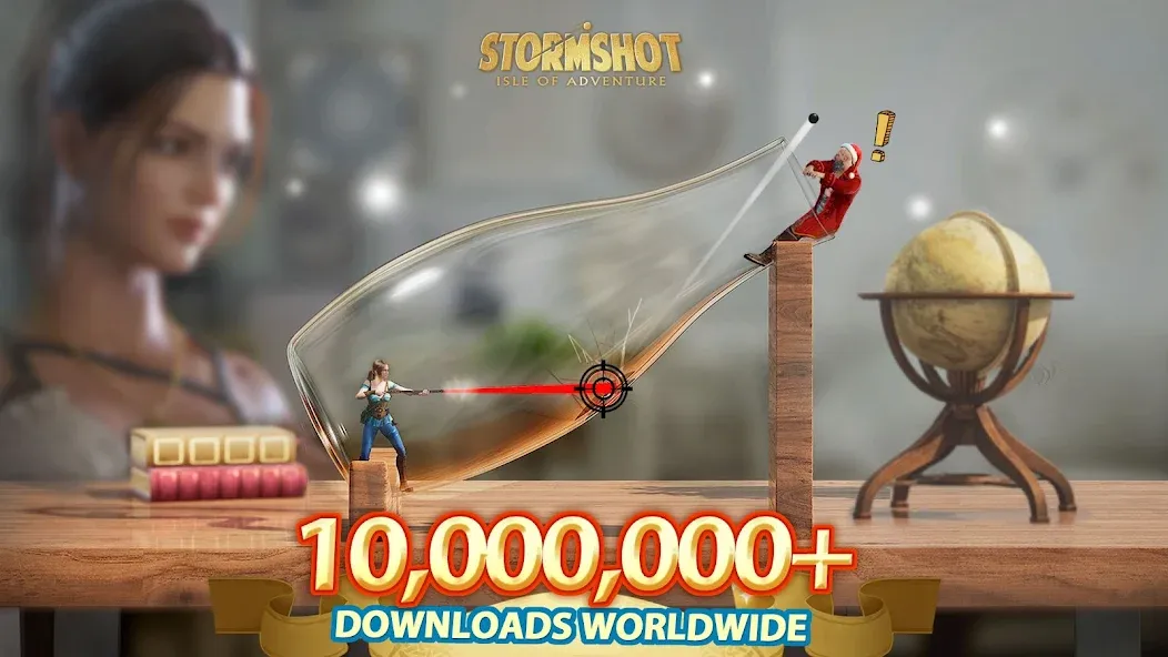 Stormshot: Isle of Adventure — взломанная версия, Безлимитные ресурсы и усиленное оружие — скриншот 1
