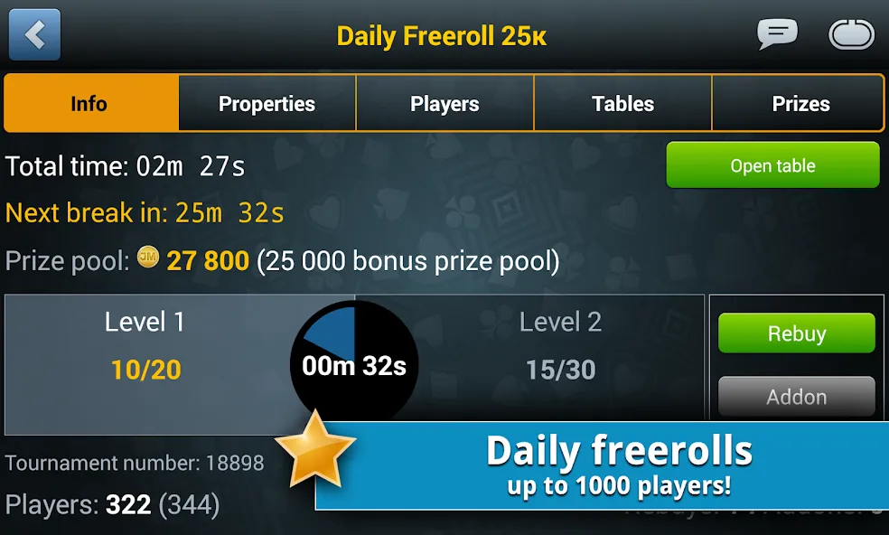 Jag Poker HD (Мод: Безлимитные фишки и открыты все столы) — скачать на Андроид — скриншот 4 Jag Poker HD (Мод: Безлимитные фишки и открыты все столы) — скачать на Андроид — скриншот 4