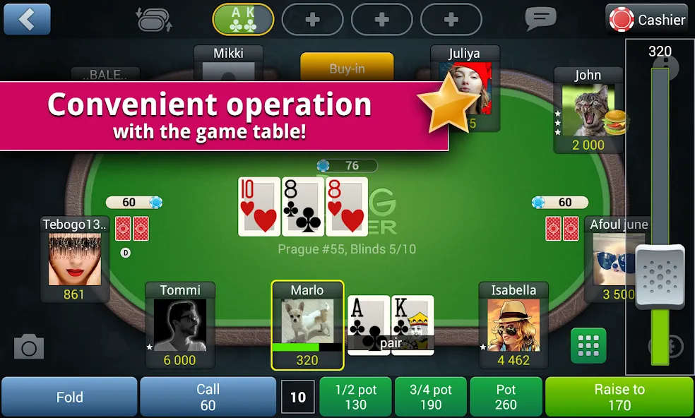 Jag Poker HD (Мод: Безлимитные фишки и открыты все столы) — скачать на Андроид — скриншот 5 Jag Poker HD (Мод: Безлимитные фишки и открыты все столы) — скачать на Андроид — скриншот 5
