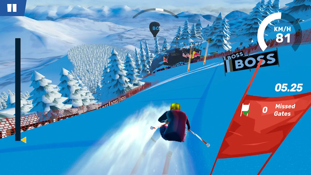 Ski Challenge — последняя версия с модом (Безлимитные деньги и все трассы открыты) — скриншот 2