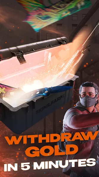 Скачать Skins Farm - Golds and Skins на Андроид с модом — Много золота и все скины — скриншот 3 Скачать Skins Farm - Golds and Skins на Андроид с модом — Много золота и все скины — скриншот 3