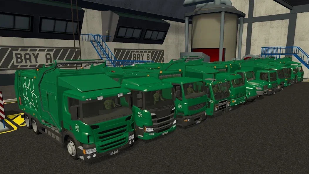 Trash Truck Simulator взлом APK — Безлимитные деньги и всё открыто — скриншот 1