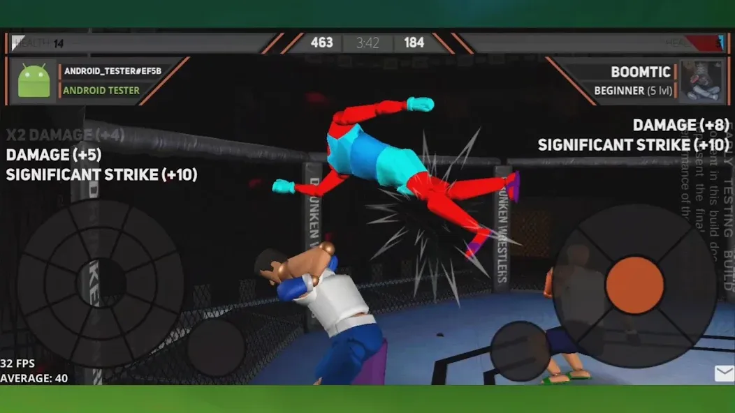 Drunken Wrestlers 2 MOD APK: Разблокированы все бойцы и арены — скриншот 2 Drunken Wrestlers 2 MOD APK: Разблокированы все бойцы и арены — скриншот 2