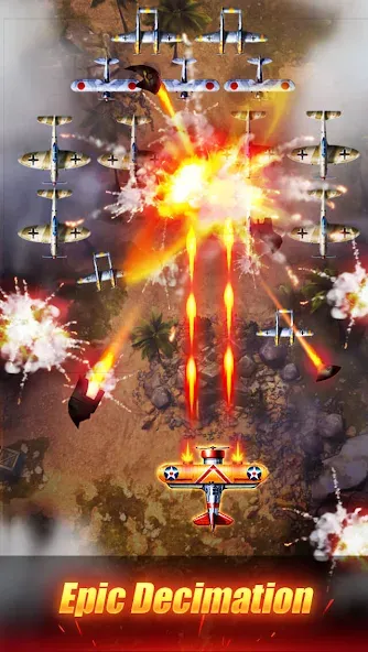 Sky Survivor: WWII Aircraft Sh — последняя версия с модом (Безлимитные деньги и ресурсы) — скриншот 1 Sky Survivor: WWII Aircraft Sh — последняя версия с модом (Безлимитные деньги и ресурсы) — скриншот 1