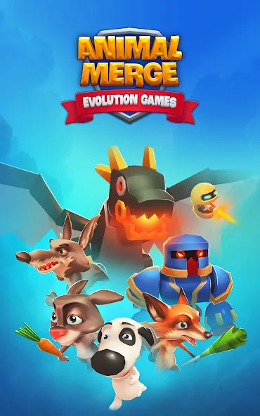 Скачать Animal Merge - Evolution Games — Безлимитные деньги и все животные открыты — скриншот 1