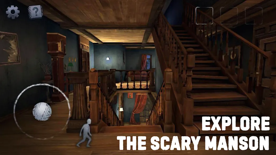 Скачать взлом Scary Mansion: Horror Game 3D — Безлимитные деньги и все уровни — скриншот 2