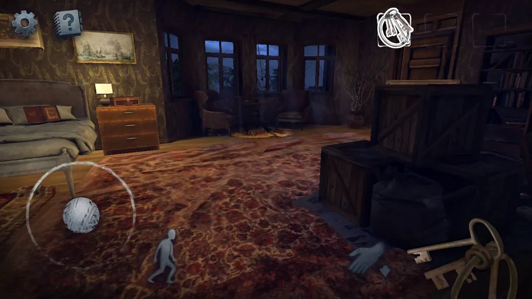 Скачать взлом Scary Mansion: Horror Game 3D — Безлимитные деньги и все уровни — скриншот 3