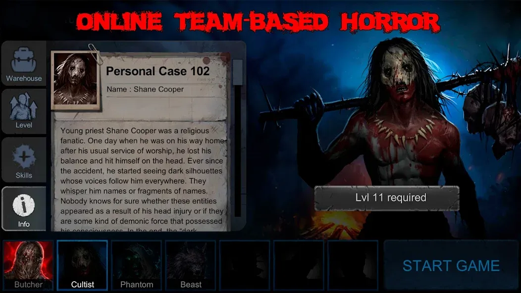 Мод Horrorfield Multiplayer horror — Безлимитные жизни и открыты персонажи, скачать APK — скриншот 1 Мод Horrorfield Multiplayer horror — Безлимитные жизни и открыты персонажи, скачать APK — скриншот 1
