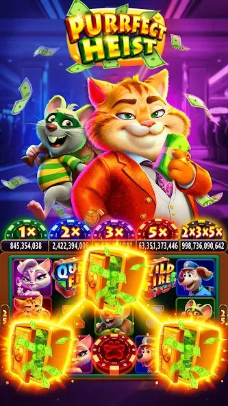 Скачать Fat Cat Casino - Slots Game Mod APK — Безлимитные монеты и бонусы — скриншот 3 Скачать Fat Cat Casino - Slots Game Mod APK — Безлимитные монеты и бонусы — скриншот 3