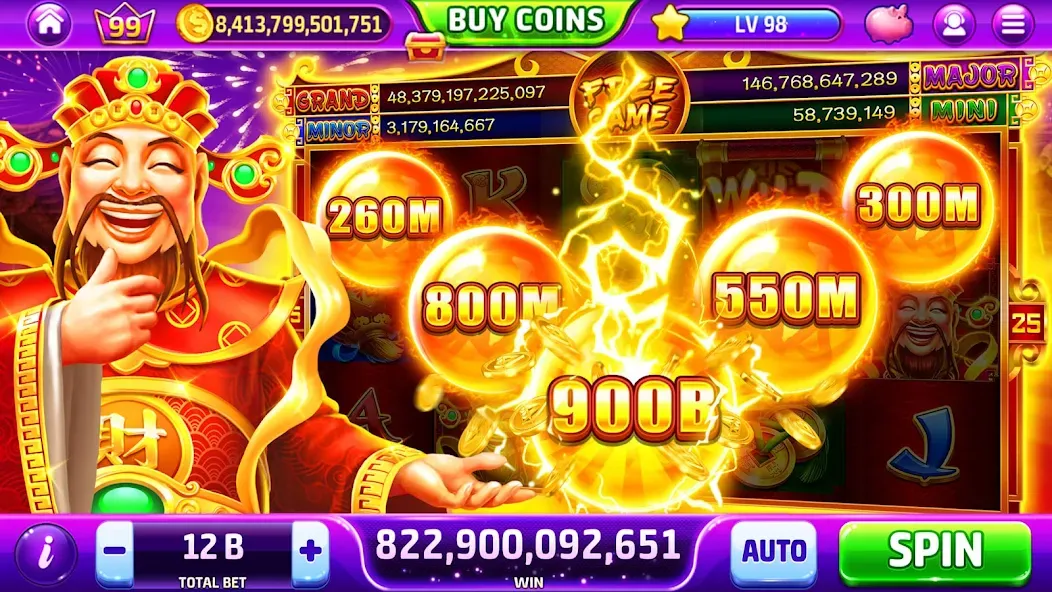 Golden Casino - Slots Games — последняя версия с модом (Безлимитные монеты и бонусы) — скриншот 1
