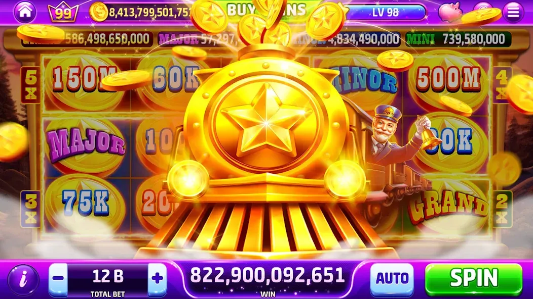 Golden Casino - Slots Games — последняя версия с модом (Безлимитные монеты и бонусы) — скриншот 3