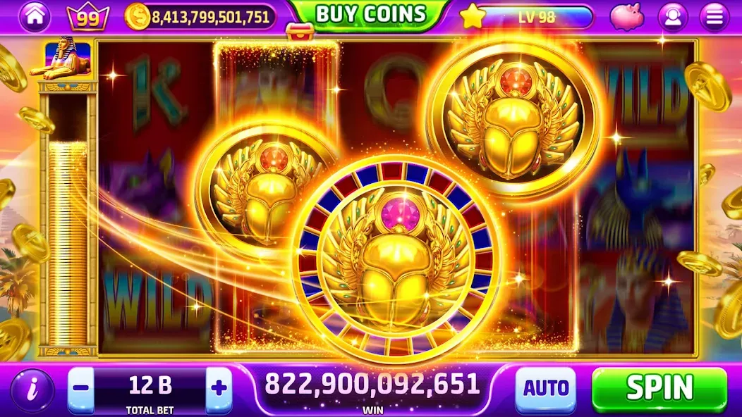 Golden Casino - Slots Games — последняя версия с модом (Безлимитные монеты и бонусы) — скриншот 4