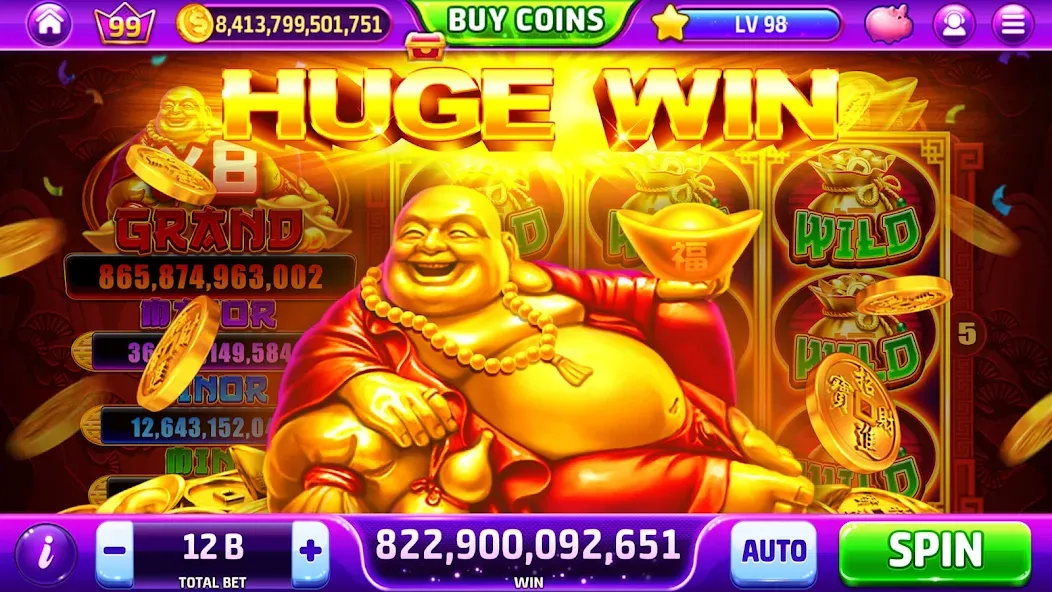 Golden Casino - Slots Games — последняя версия с модом (Безлимитные монеты и бонусы) — скриншот 5