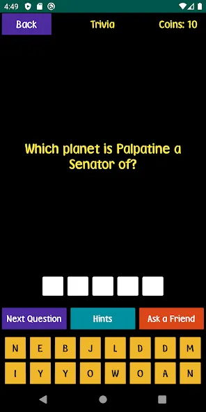 Скачать Quiz For SW Fans — Сложные вопросы для фанатов — скриншот 1 Скачать Quiz For SW Fans — Сложные вопросы для фанатов — скриншот 1