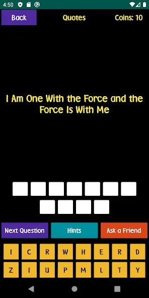 Скачать Quiz For SW Fans — Сложные вопросы для фанатов — скриншот 4 Скачать Quiz For SW Fans — Сложные вопросы для фанатов — скриншот 4