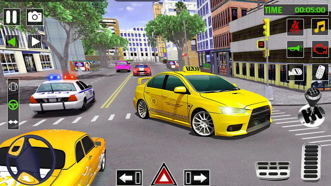City Taxi Games-Taxi Car Games — скачать мод: Безлимитные деньги и все машины открыты — скриншот 1