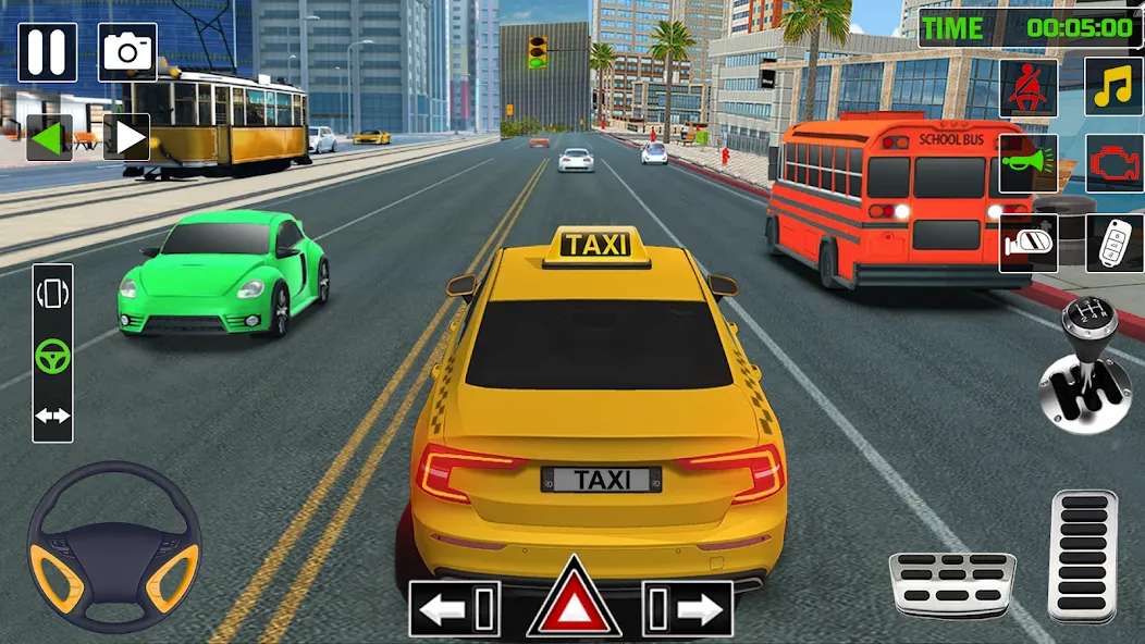 City Taxi Games-Taxi Car Games — скачать мод: Безлимитные деньги и все машины открыты — скриншот 4
