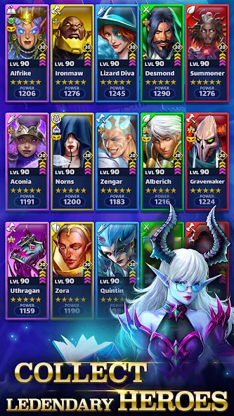 Empires & Puzzles: Match-3 RPG MOD APK: Безлимитные ресурсы и усиленные герои — скриншот 3 Empires & Puzzles: Match-3 RPG MOD APK: Безлимитные ресурсы и усиленные герои — скриншот 3