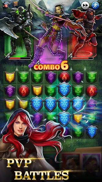Empires & Puzzles: Match-3 RPG MOD APK: Безлимитные ресурсы и усиленные герои — скриншот 4 Empires & Puzzles: Match-3 RPG MOD APK: Безлимитные ресурсы и усиленные герои — скриншот 4