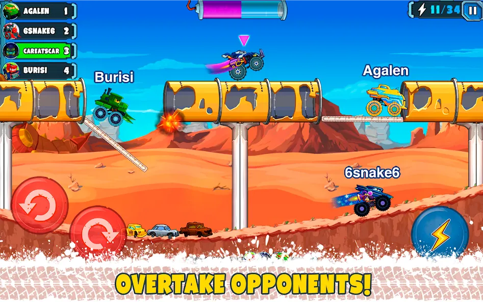 Car Eats Car Multiplayer Race взлом на Андроид — Безлимитные деньги и все машины — скриншот 1 Car Eats Car Multiplayer Race взлом на Андроид — Безлимитные деньги и все машины — скриншот 1