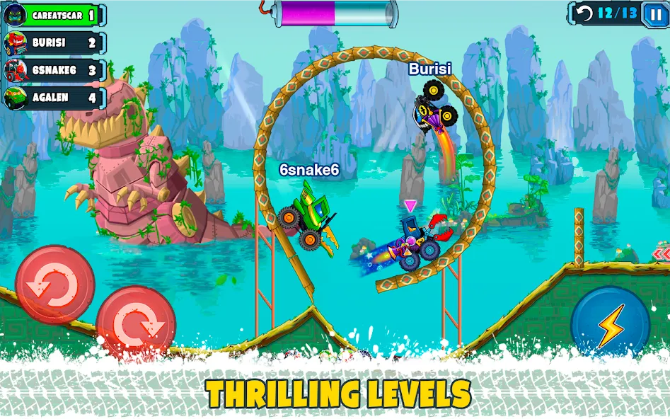 Car Eats Car Multiplayer Race взлом на Андроид — Безлимитные деньги и все машины — скриншот 3 Car Eats Car Multiplayer Race взлом на Андроид — Безлимитные деньги и все машины — скриншот 3
