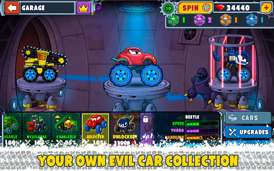 Car Eats Car Multiplayer Race взлом на Андроид — Безлимитные деньги и все машины — скриншот 4 Car Eats Car Multiplayer Race взлом на Андроид — Безлимитные деньги и все машины — скриншот 4