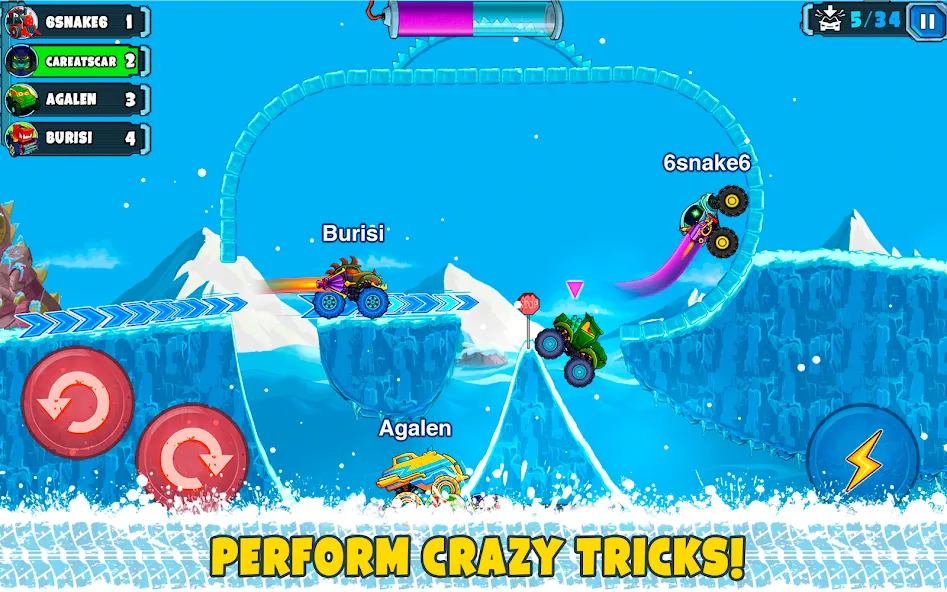 Car Eats Car Multiplayer Race взлом на Андроид — Безлимитные деньги и все машины — скриншот 5 Car Eats Car Multiplayer Race взлом на Андроид — Безлимитные деньги и все машины — скриншот 5