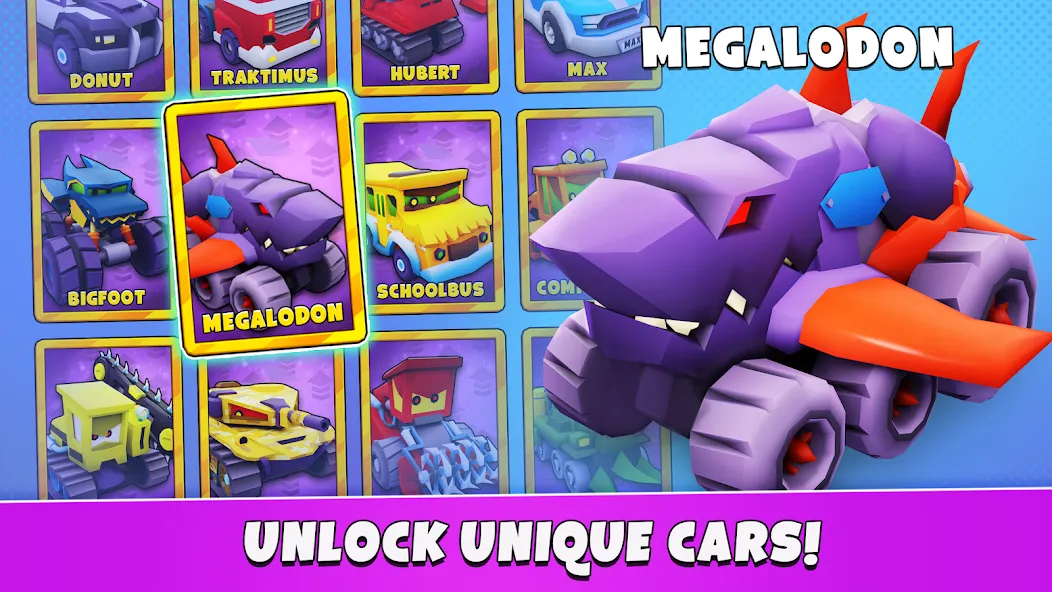 Скачать мод Car Eats Car 5 - Battle Arena — Безлимитные деньги и усиленные машины — скриншот 3