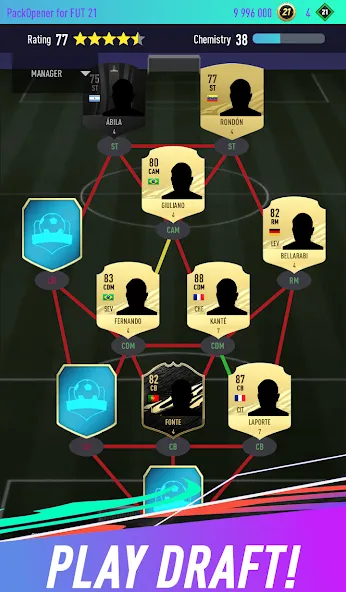 Скачать Pack Opener for FUT 21 бесплатно — Безлимитные монеты и редкие паки — скриншот 3