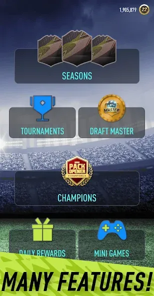 Smoq Games 22 Pack Opener — Безлимитные монеты и редкие игроки, скачать мод APK — скриншот 5 Smoq Games 22 Pack Opener — Безлимитные монеты и редкие игроки, скачать мод APK — скриншот 5