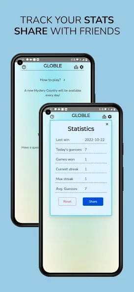 Скачать Globle - Country Guess Game бесплатно — Безлимитные подсказки и все страны открыты — скриншот 2
