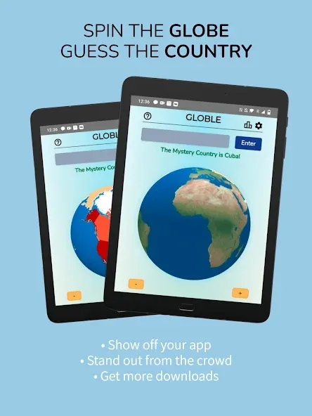 Скачать Globle - Country Guess Game бесплатно — Безлимитные подсказки и все страны открыты — скриншот 5