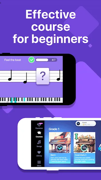 Скачать Simpia: Learn Piano Fast Mod APK — Быстрое обучение игре на пианино — скриншот 2 Скачать Simpia: Learn Piano Fast Mod APK — Быстрое обучение игре на пианино — скриншот 2