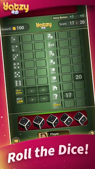 Yatzy - Offline Dice Games — скачать мод: Без рекламы и бесконечные броски — скриншот 2 Yatzy - Offline Dice Games — скачать мод: Без рекламы и бесконечные броски — скриншот 2