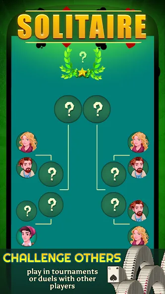 Solitaire - Offline Card Games — скачать мод: Без рекламы и все карты открыты — скриншот 3