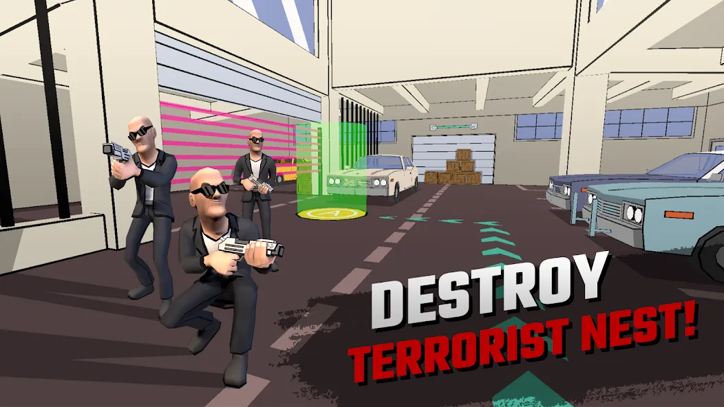 Скачать FPS Shooter game: Miss Bullet — Безлимитные патроны и оружие — скриншот 1