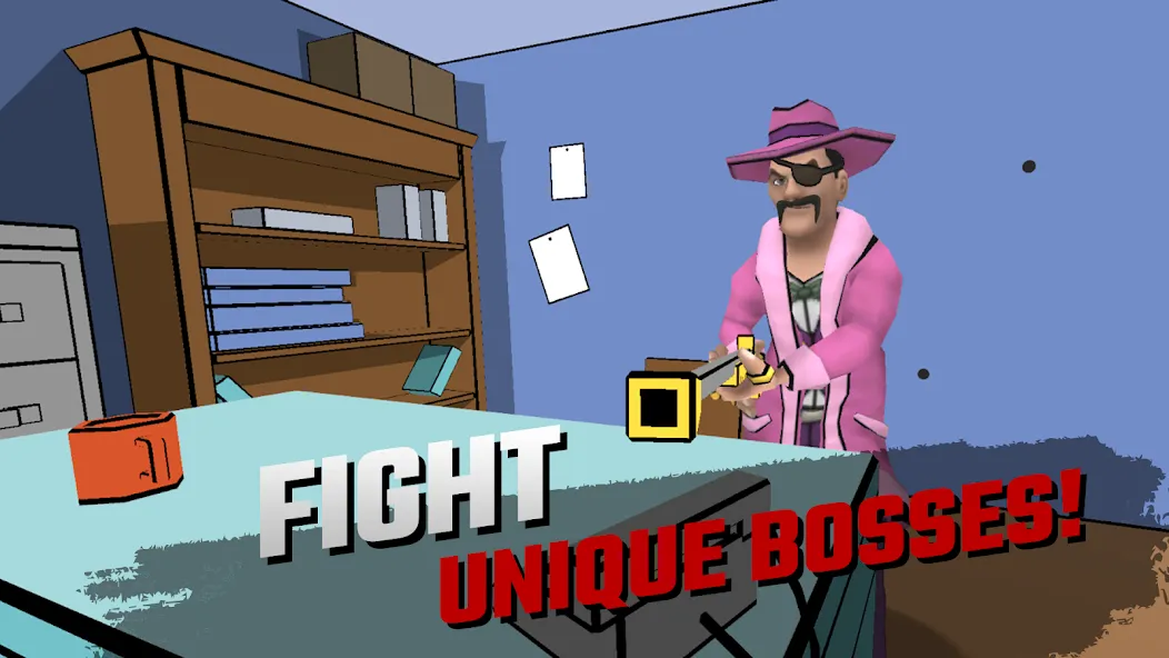Скачать FPS Shooter game: Miss Bullet — Безлимитные патроны и оружие — скриншот 2