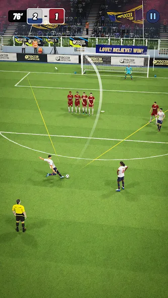 Скачать Soccer Superstar последней версии — Безлимитные деньги и энергия — скриншот 1
