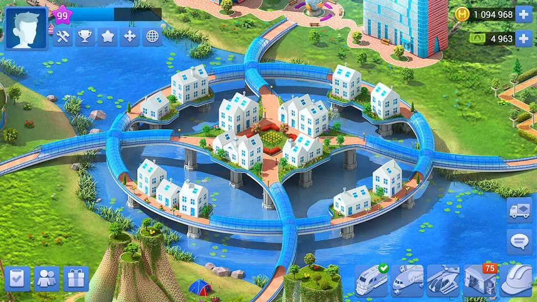 Megapolis: City Building Sim — Безлимитные деньги и ресурсы, скачать мод APK — скриншот 3 Megapolis: City Building Sim — Безлимитные деньги и ресурсы, скачать мод APK — скриншот 3