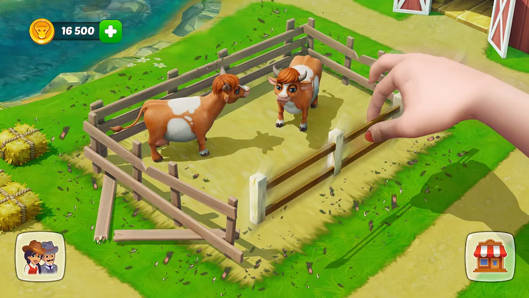 Wild West: Farm Town Build — последняя версия с модом (Безлимитные монеты и ресурсы) — скриншот 1