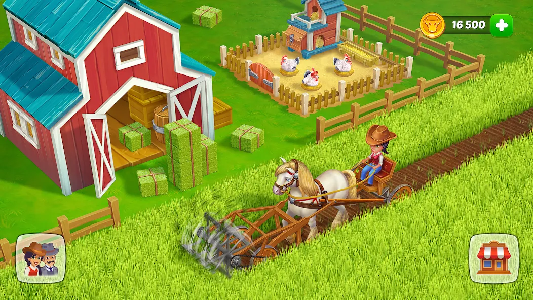 Wild West: Farm Town Build — последняя версия с модом (Безлимитные монеты и ресурсы) — скриншот 3