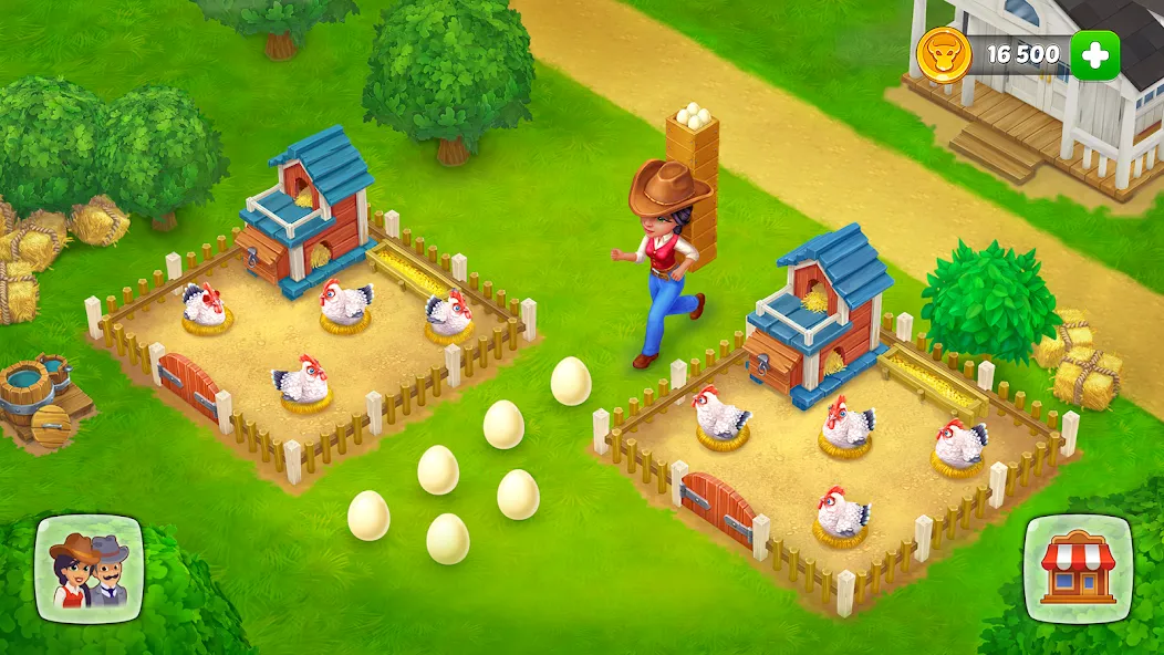 Wild West: Farm Town Build — последняя версия с модом (Безлимитные монеты и ресурсы) — скриншот 4