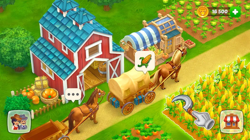 Wild West: Farm Town Build — последняя версия с модом (Безлимитные монеты и ресурсы) — скриншот 5