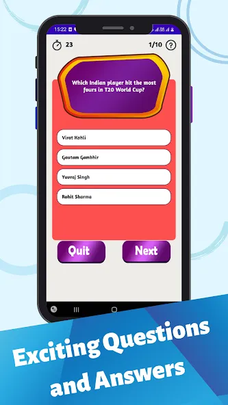 Скачать Cricket Quiz Game на Андроид с модом — Безлимитные подсказки и все ответы — скриншот 4 Скачать Cricket Quiz Game на Андроид с модом — Безлимитные подсказки и все ответы — скриншот 4