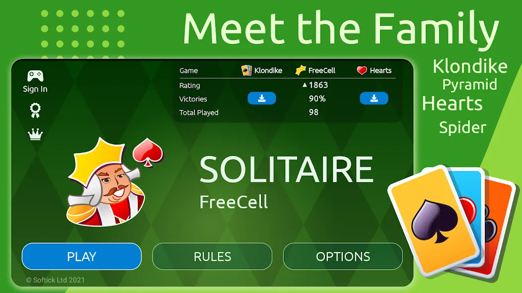 Скачать FreeCell — Открыты все уровни и подсказки — скриншот 2