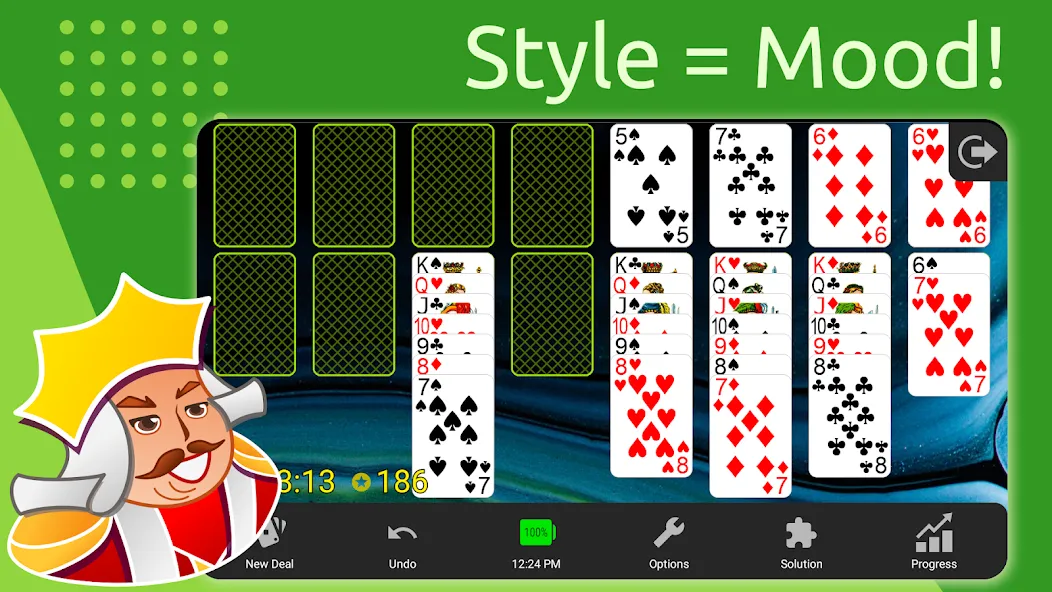 Скачать FreeCell — Открыты все уровни и подсказки — скриншот 5